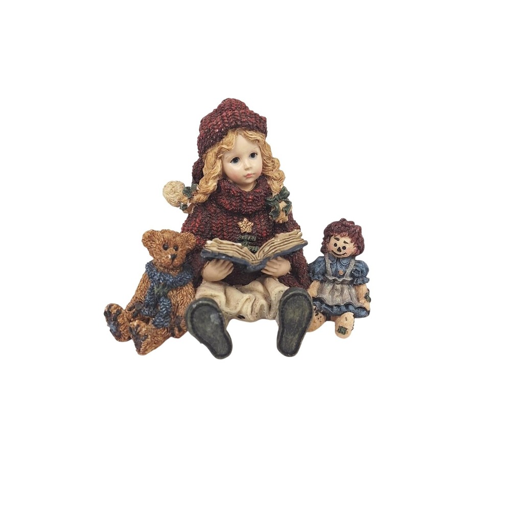 Boyds Collection Yesterdays Child Megan with Elliot and Annie Figurine 3504